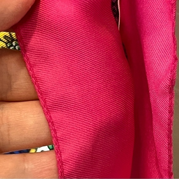 SCARF square colorful and elegant, floral print, quality polyester 31”x31” - Picture 6 of 10